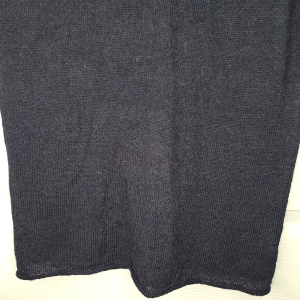 Tory Burch Angelina Turtleneck Sweater Gray Size Small Alpaca Blend